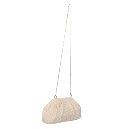 Sac pochette soirée Mipcase tricoté main avec chaîne amovible