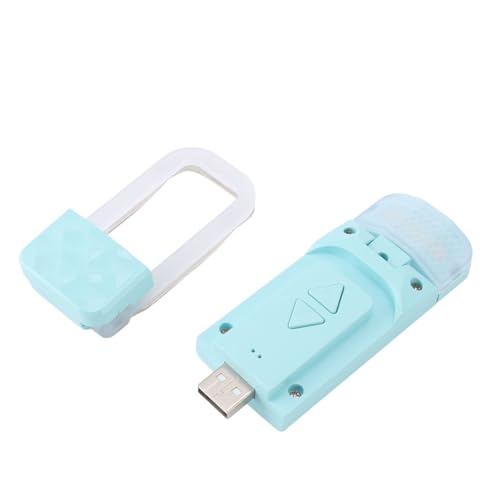 VBLKUYDPR Luz de lectura recargable, lámpara de marcador de libros LED con clip y 3 modos de color y 5 niveles de brillo, luz de libro ultraligera y portátil para leer en la cama