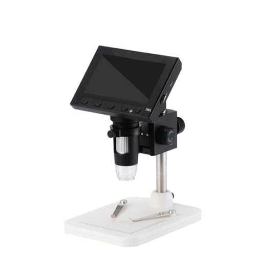 顕微鏡キット 2.0 5.0 mp電子ビデオ顕微鏡、1000x LED.4.3インチのディスプレイリフティングスタンドF /マザーボードの修理のデジタル顕微鏡 顕微鏡レンズアダプター (Color : 2.0 MP Plastic Base, Size :