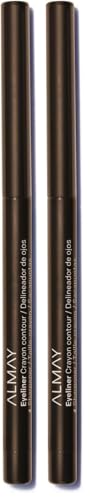 Almay All-Day Eyeliner Pencil, Hypoallergenic, Cruelty_Free, Oil_Free, Fragrance-Free, Ophthalmologist Tested, Long Wearing and Water Resistant (Packaging May Vary), Brown Topaz, 0.01 oz (Pack of 2)