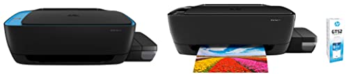 Image of HP Ink Tank 319 Colour Printer, Scanner and Copier, High Capacity Tank (15,000 Black and 8000 Colour), Per Page(10P for B /W and 20P for Colour) & Ink Tank 315 Color Printer & GT52 Ink Bottle (Cyan)