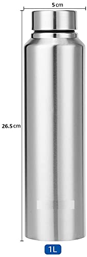 Image of appeasy Stainless Steel Drink ware Tableware Water Bottle For Fridge, School, Office, Gym, Travel| Fridge Bottle (12)