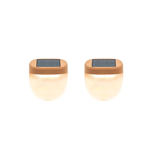 Vego garden Rippled Solar Garden Lights with Auto Sensors Magneti...