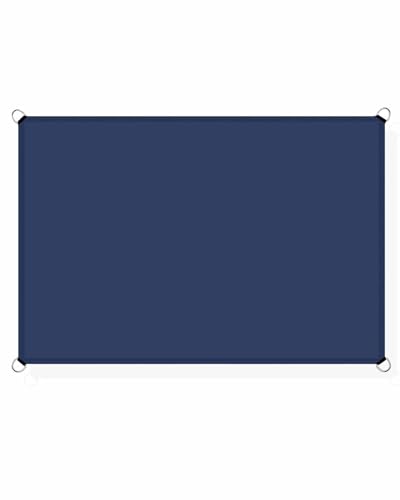 Boanket COLOR SUN SHADE SAIL Shade Sail 8' X 10', Navy Blue Rectangular Waterproof Outdoor Sun Shades thumb #1