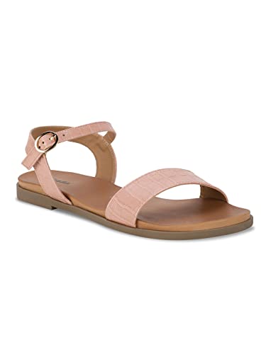 Image of Bata Women's Gia-Croco Flat Sandal