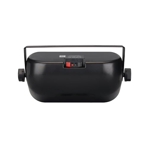Caliber CSB2 Aufbaulautsprecher Auto (Set) - 3-Wege Koaxial System 120W (80W RMS) - Universal Lautsprecherboxen mit Halterung für KFZ, Wohnmobil, Oldtimer & Boot - Schwarz