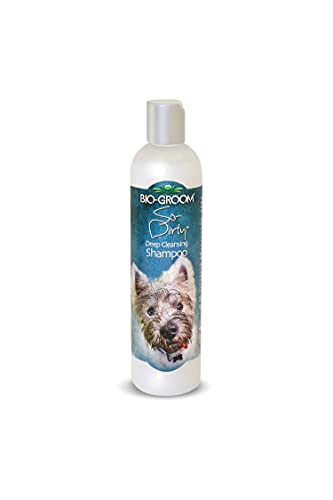 Image of Bio-Groom So-Dirty Deep Cleansing Shampoo for Dogs, Replenish Dogs Moisture and Maintain Coat Healthy, Silky, Shiny, Nourishes Skin and Keep Them Smelling Fresh, 355 ml | Deep-cleansing shampoo for removing dirt, odor, and grime effectively.