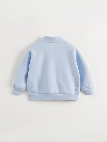 marc & janie Boys Half Zip Stand-Up Neck Sports Sweatshirt Long Sleeve Soft Shirts Tops 2500304