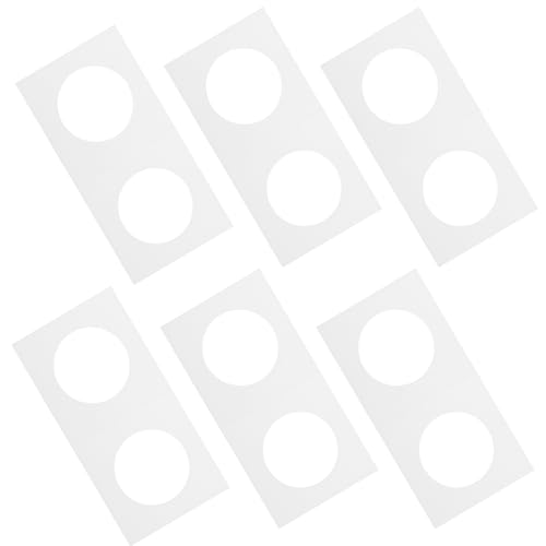 Portamonedas de papel para coleccionismo de monedas de 17.5mm a 31.5mm, 400 protectores blancos