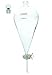 DONLAB 5000ml Glass Conical Separatory Funnel wth Glass Stopcork