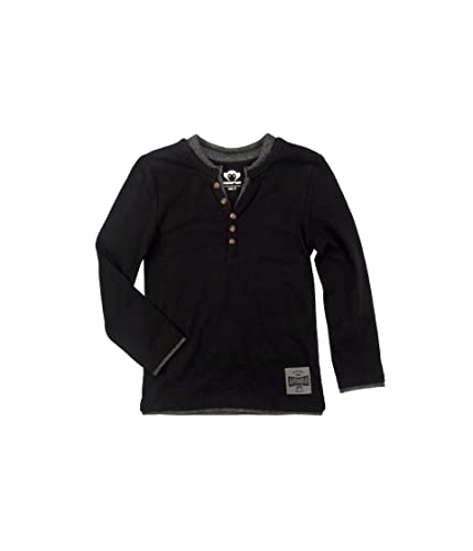 Appaman Kids Boy's Camden Long Sleeve Tee (Toddler/Little Kids/Big Kids) Black 2 Toddler