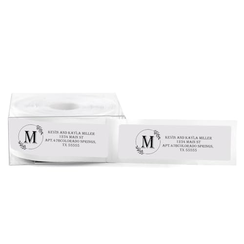 Teryiaco Return to Address Label Roll, Personalized Address Label Sticker, White Matte Personalized Address Label (a roll of 60/250 Labels) - Thumbnail 4