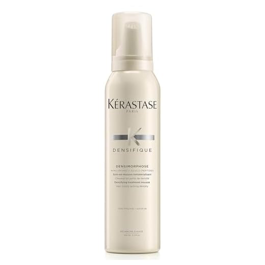 Kérastase Densifique Femme, Tratamiento Corporizante, Sin Aclarado, Voluminizador y Densificante, Para Pelo Fino, Mousse Densimorphose, 150 ml