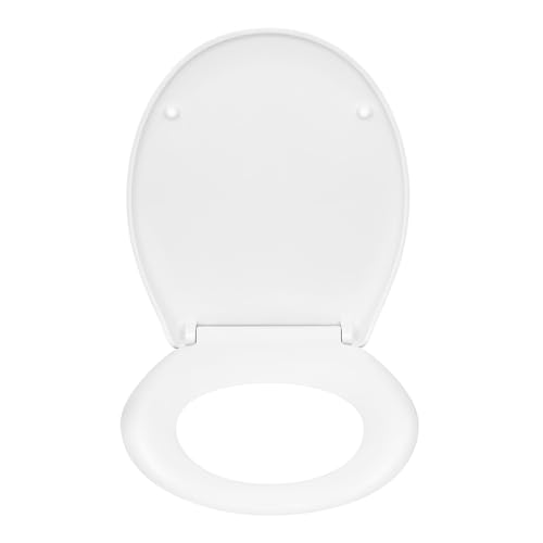 WOLTU Premium Soft Close Quick Release Toilet Seat with Dual Fixing Fittings,White