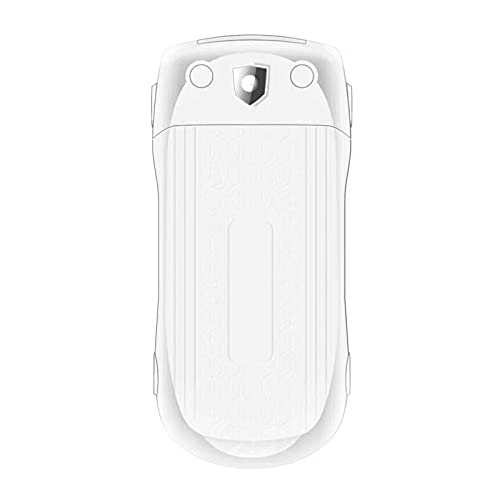 Image of Blackzone Eco X, Basic Car Shape Flip Along with Charger (Dual Sim & 1.80 inch Colour Display Screen) (White)