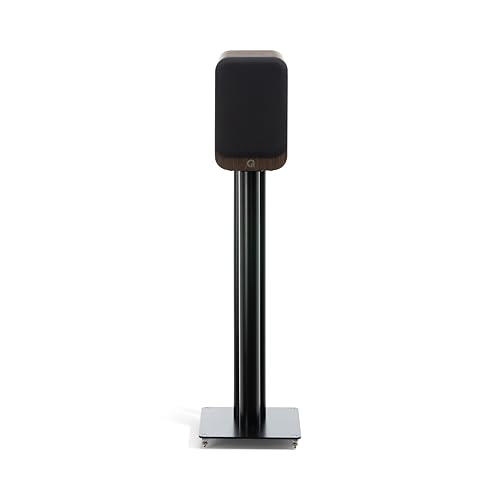 Image of Q Acoustics 3020c Bookshelf Speakers Pair Claro Walnut - 2-Way Reflex Enclosure Type, 4.75 inch Bass Driver, 0.9 inch Tweeter - Stereo Speakers /Passive Speakers for Home Theater Sound System