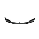 DDGHAE 4-teiliges Frontstoßstangen-Lippenset aus Kunststoff mit Carbonfaser-Optik, kompatibel mit BMW F06 F12 F13 640i 650i M-Sport (2012–2018)(Glossy Black)