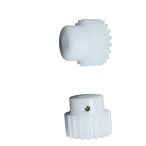 Cylindrical Drive 2pcs 0.5 Module Plastic POM Straight Teeth Gear 25mm Diameter Cylindrical Gear 0.5M 48 Teeth Spur Gear with Step Pinion Rack Machinery(8mm bore)