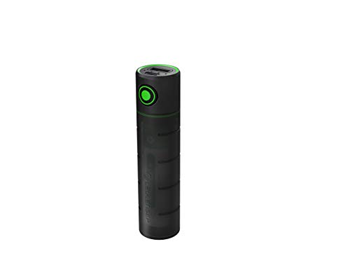 Batería externa y cargador Ledlenser Flex3 para exteriores, batería de litio extraíble de tipo 18650, tiempo de carga corto, carcasa robusta, protección IP65 frente al polvo, el agua