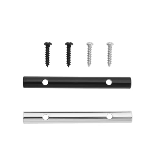 Be In Your Mind 2pcs Barras de Retención de Cuerdas Barras de Tensión con Tornillos de Montaje de 49 x 5,5 mm para Cabezal de Guitarra Eléctrica Retenedor de Cuerdas Barra de Tensión