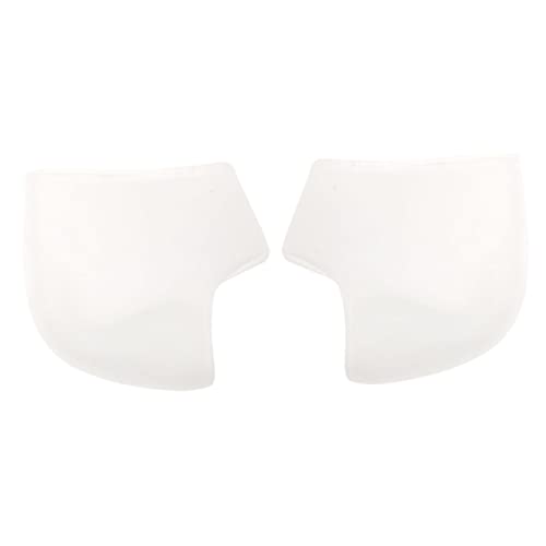 Mikinona Protect Your Heels 2 Pack Silicone Gel Heel Socks Foot Moisturizer Cracked Skin Care White
