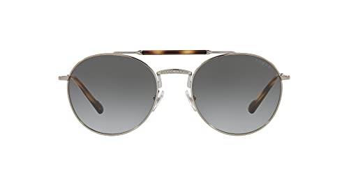 Vogue Eyewear Man Sunglasses Gold Frame, Dark Green Lenses, 52MM