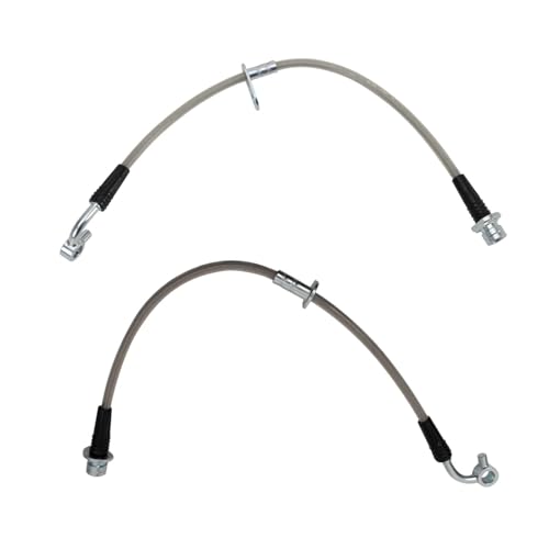Image of TRQ Front Brake Hose Set Compatible with 2007-2011 Honda CR-V