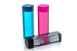 Flossymart Water Bottles for Fridge, Leakproof Durable BPA-Free Non-Toxic Food Grade Plastic Water Bottle, Square Water Bottle (1000, Rectangular, 1, BOTLLE-1)