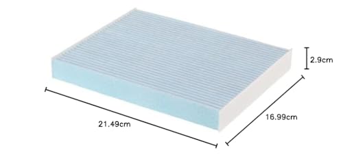 BOSCH 6089C HEPA Cabin Air Filter - Compatible with Select Kia Soul, Soul EV
