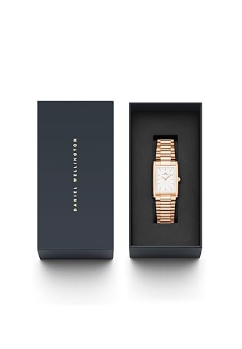 Image of Daniel Wellington Bound 35x24mm Guilloche Silver - Men Watch Stainless Steel Leather Strap Watch