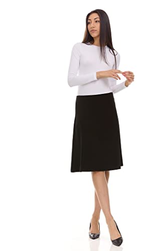 Kiki Riki Women's Cotton A-line Spandex Skirt2