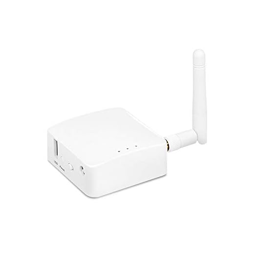 GL.iNET GL-AR150 Mini Travel Router with 2dbi External Antenna, Wi-Fi Converter, OpenWrt Pre-Installed, Repeater Bridge, 150Mbps High Performance, OpenVPN, Programmable IoT Gateway