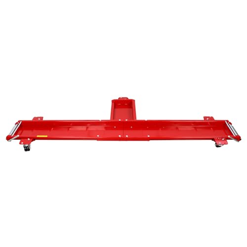 Carrello di manovra per moto Dolly Center Stand Garage Mover Trolley Skate,per un facile spostamento di moto, ideale per officina e garage, 567 kg, rosso