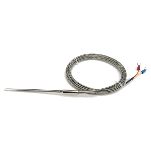 Termopar tipo J con sonda de cable de 3,0 m y sensor de temperatura enfundado de 3x60mm 2