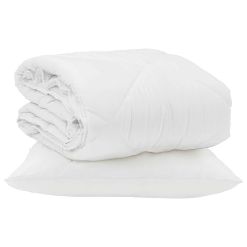 Duvet d'été simple en microfibre avec oreiller pour des nuits fraîches - 3