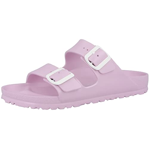Image of Birkenstock Arizona, Women's Heels Sandals Open Toe Sandals, Purple (Soft Lilac Soft Lilac), 3.5 UK (36 EU)