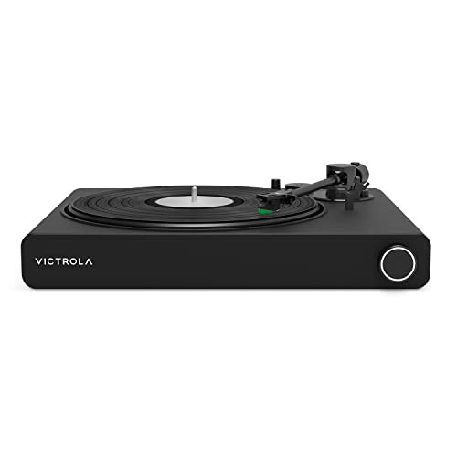 Victrola Stream Onyx - Wi-Fi Streaming 2-Speed Turntable with Bluetooth Output, Works with Sonos,...