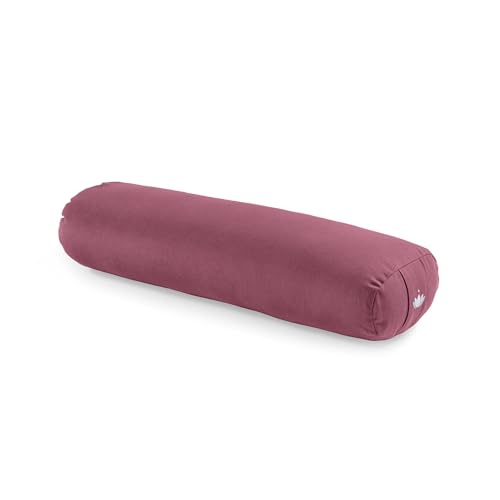 Lotuscrafts® Bolster Yoga Nackenrolle für Yin, 100% Kapok...
