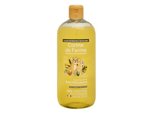 Corine de Farme - Bain Moussant Disney, Roi Lion - Gel Douche Vanille pour Enfant dès 3 Ans - Formulation Clean Beauty, Fabrication 100% Française - 500 ml