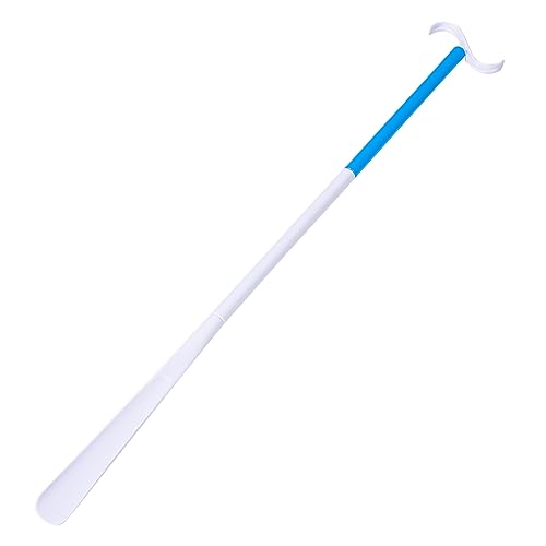 BUTIFULSIC Dressing Aid Stick Shoehorn Portable Multi-use Shoehorn for Disabled Long Stick Handled Shoe Horn for Elderly