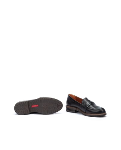 Image of PIKOLINOS Aldaya W6P3742 Women's Loafers - Premium Calfskin Leather Slip-On - Lightweight Comfort, Removable Insole, Medium & Wide Width Ergonomic Everyday Support