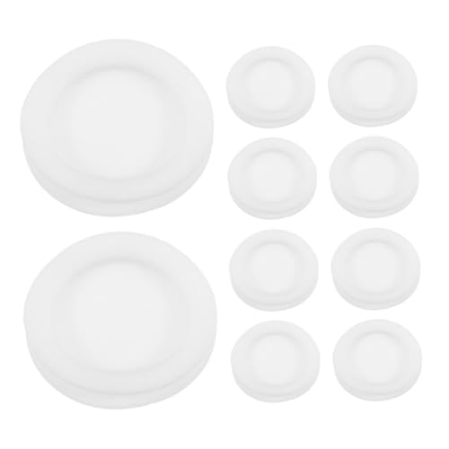 CORHAD Replacement Saving Box Plug 10 Pcs Piggy Bank Plugs Covers Rubber Saving Box Stoppers Plastic Bottom Bank Stoppers