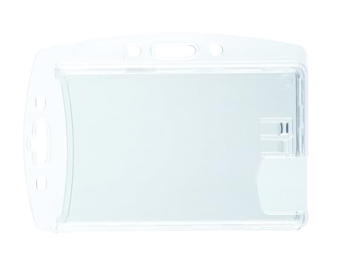 Durable Doppelbox für 2 Betriebs-/Sicherheitsausweise im Format 54 x 85 mm, Packung à 10 Stück, transparent, 892419
