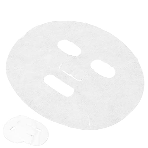 Ejoyous 50 Piezas de Papel de Mascarilla Facial de Algodón, Textura Suave, Alta Absorción de Agua, Adecuado para Spa en Casa y Salones de Belleza
