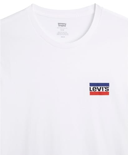 Levi's Herren 2-Pack Crewneck Graphic Tee T-Shirt, Sportswear White/Dress Blues, L 6