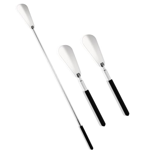 Nogeqi 2 Pack Extendable Long Handled Shoe Horn for Seniors, 10' To 25' Adjustable for Telescopic...