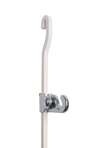 Image of STAS Art Hanging Set: STAS j-Rail max Steel Rod White 4x4 100cm + Hook