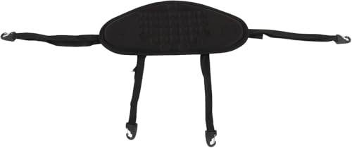Dossier de kayak rembourré professionnel avec sangle réglable, support lombaire ergonomique pour kayak, canoë, bateau de pêche, noir