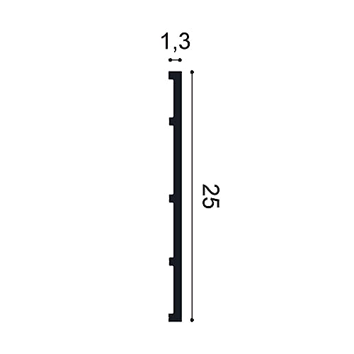 Plinthe SX207F Orac en polyuréthane prétraité flexible de 200cm pour finition murale - 4