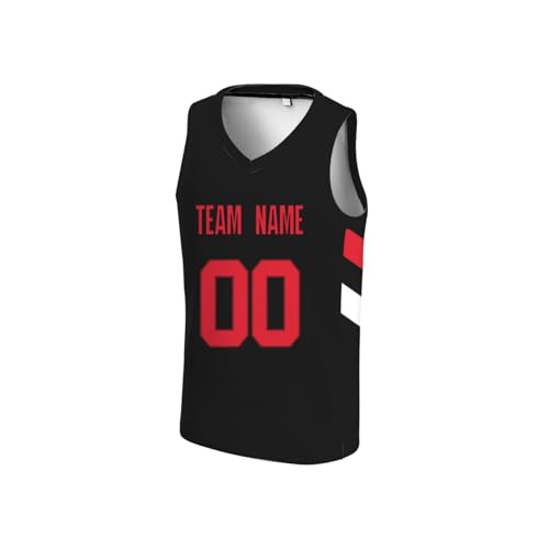 Lonhooker Custom Basketball Jersey for Men Boy Personalized Your Own Basketball Jersey